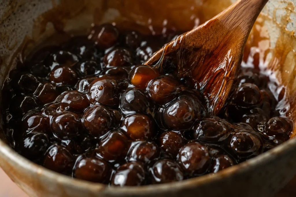 brown-sugar-boba-milk-tea-syrup-coating