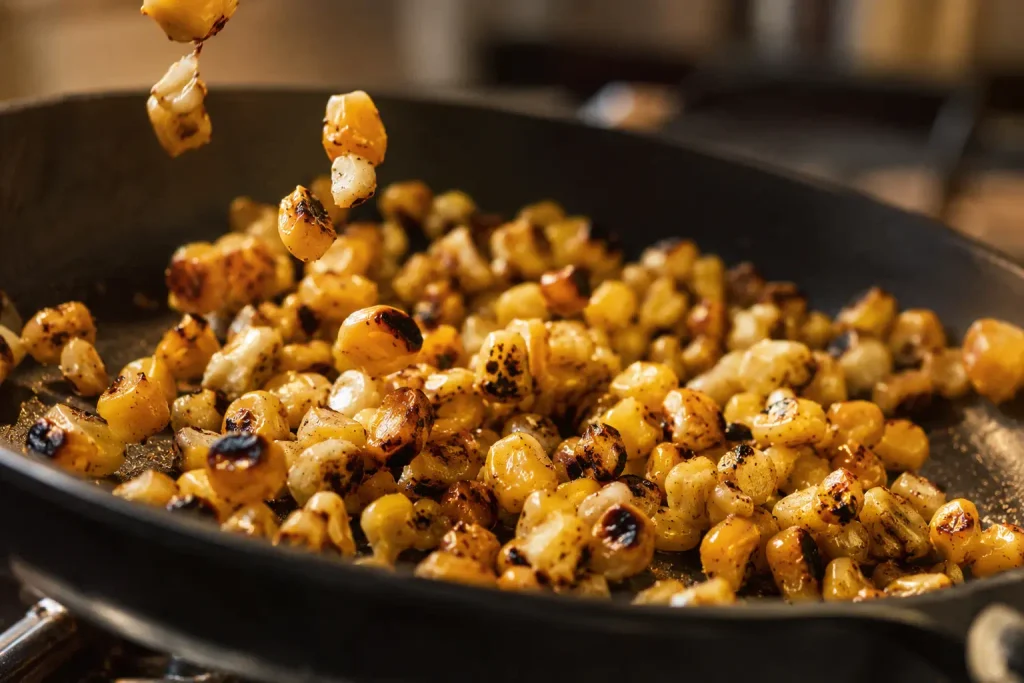 Taco Salad Recipe: Crispy Beef and Cool, Crunchy Layers in 32 Minutes 4 taco salad recipe charred corn closeup
